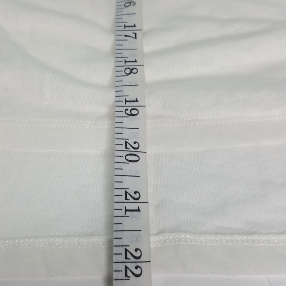 Seven 7 Off White Short Sleeve Top - Picture 7 of 8